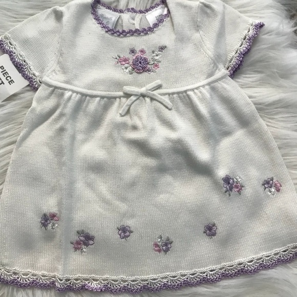 Gr/ö/ße: 0-3 Monate Motiv: Punkte Babyset 2 Teile f/ür Neugeborene /& Kleinkinder Koala Baby Set KLeid Jacke M/ädchen wei/ß grau 62